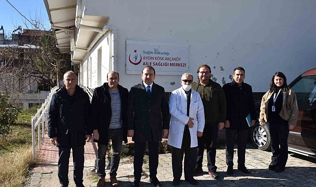 Köşk'te sağlık çalışmaları yerinde incelendi