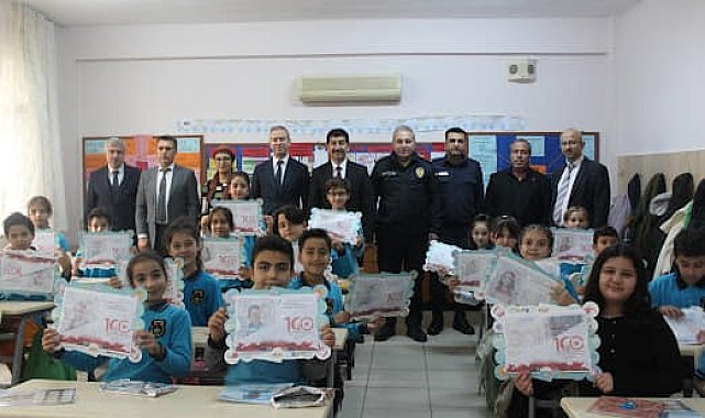 Köyceğiz Yangı İlkokulu'nda yarıyıl karne töreni yapıldı
