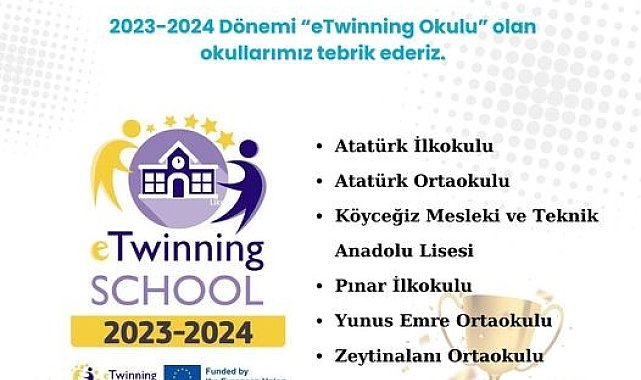 Köyceğiz'de 6 okul eTwinning okulu seçildi