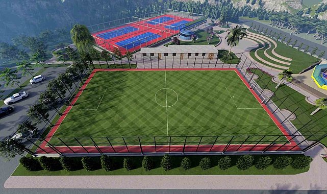 Kozan'a uluslararası standartta yeni tenis kort alanı kurulacak