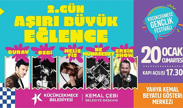 Küçükçekmece'de '3. Gençlik Festivali' için geri sayım başladı