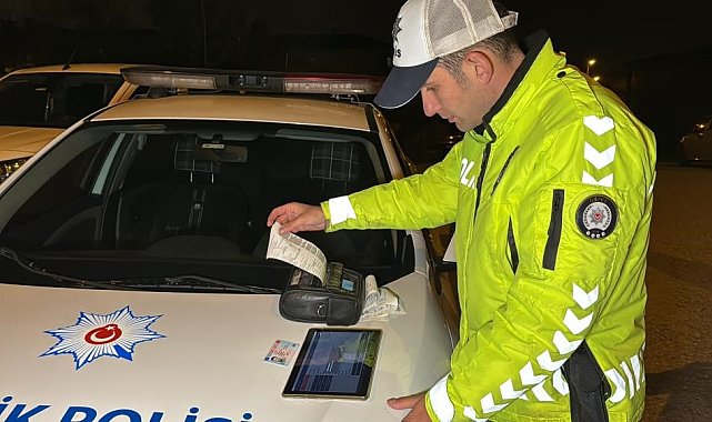 Kurallara uymayan sürücülere ceza yağdı