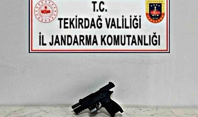 Kuru sıkıdan bozma tabanca ele geçirildi