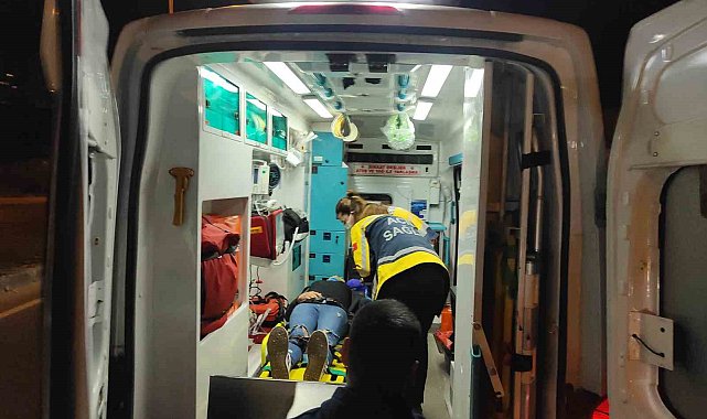 Kuşadası'nda yeni yılın ilk kazası: 1 yaralı