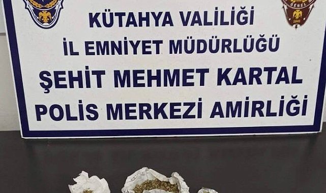 Kütahya'da bekçiler 2 şahsın üzerinde uyuşturucu ele geçirdi
