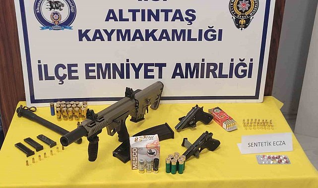 Kütahya'da ruhsatsız silah operasyonu