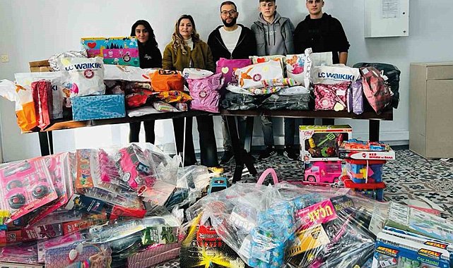 Liselilerden kanser hastalarına anlamlı hediye