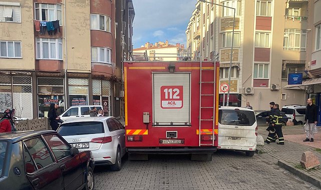 Lüleburgaz'da itfaiyeye hatalı park engeli