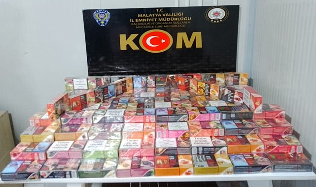 Malatya'da kaçak 30 kilo tütün ele geçirildi