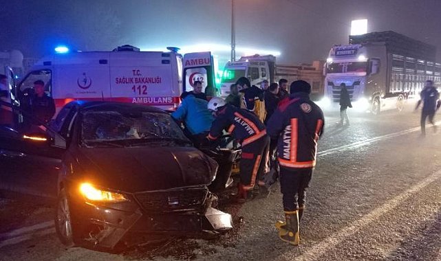 Malatya'da trafik kazası: 1 ölü, 5 yaralı