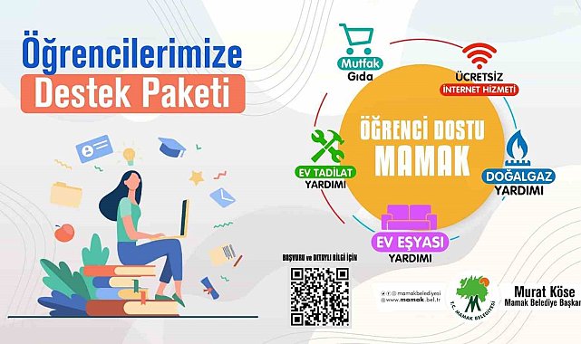 Mamak Belediyesinden öğrencilere destek