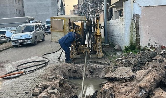 Manisa trafiğini rahatlatacak cider yolunda altyapı çalışmaları sürüyor