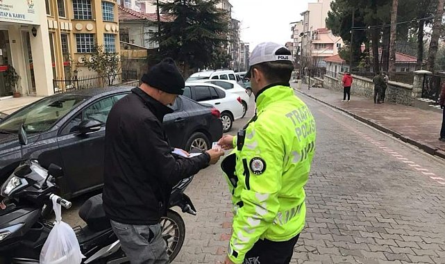 Manisa'da 19 motosiklet trafikten men edildi