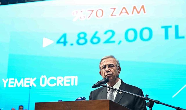 Mansur Yavaş ABB personeline zam oranını açıkladı