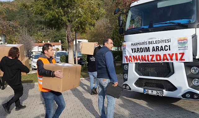 Marmaris Belediyesi'nden ihtiyaç sahibi ailelere destek