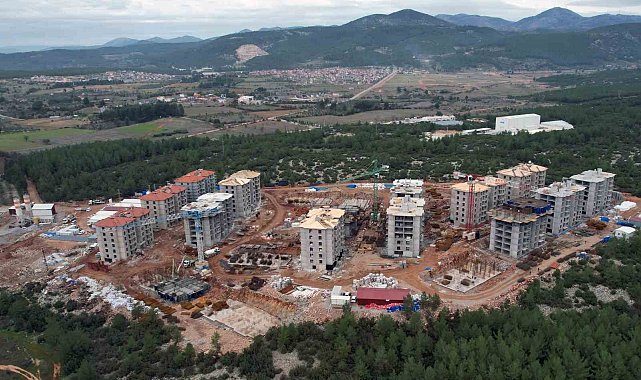 Menteşe 3. etap TOKİ inşaatının yüzde 25'i tamamlandı