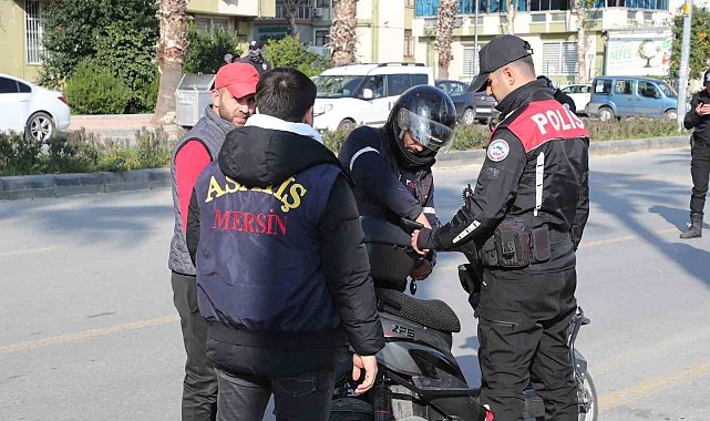 Mersin polisinden şok uygulama: 8 çalıntı motosiklet ele geçirildi, 13 şahıs yakalandı