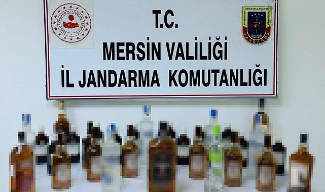 Mersin'de kaçak alkol ticareti yapan 3 şüpheli yakalandı