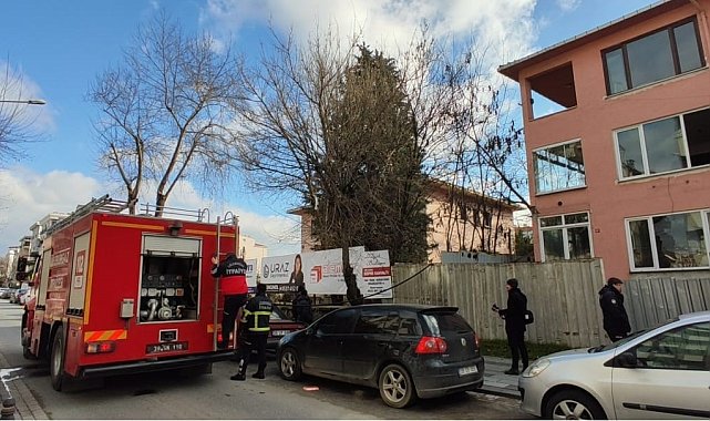 Metruk binada yangın