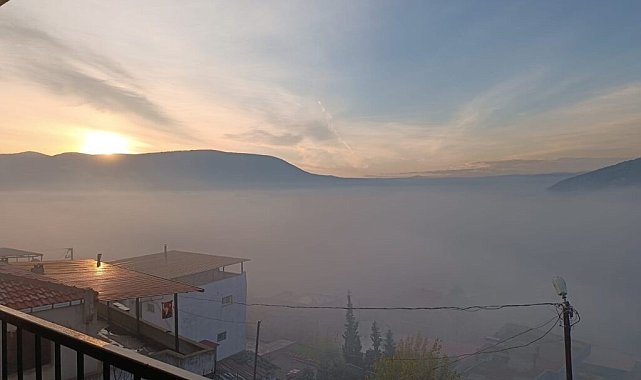 Milas'ta sis etkili oldu