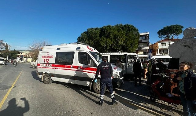 Milas'ta trafik kazası: 2 yaralı