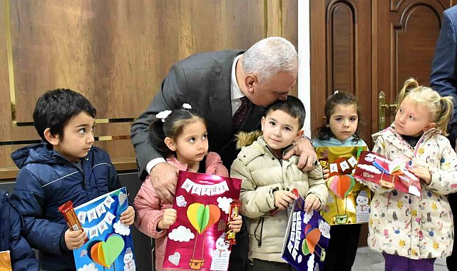 Minik öğrenciler İl Müftüsü ile bir araya geldi