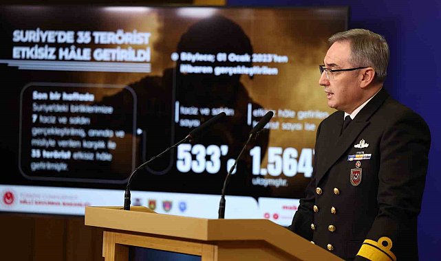 MSB: &quot;Irak ve Suriye&#039;nin kuzeyi dahil son bir haftada 45 terörist etkisiz hale getirilmiştir&quot;