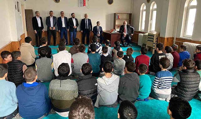 Müftü İmamoğlu hafız adayları ile sohbette buluştu