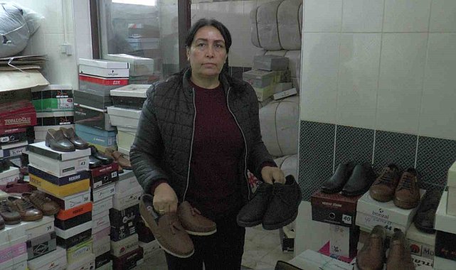 Muhtardan geleneksel ayakkabı yardımı