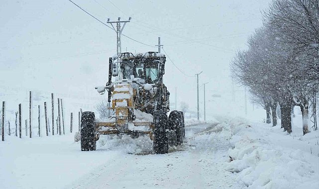Muş'ta 75 köy yolu ulaşıma kapandı