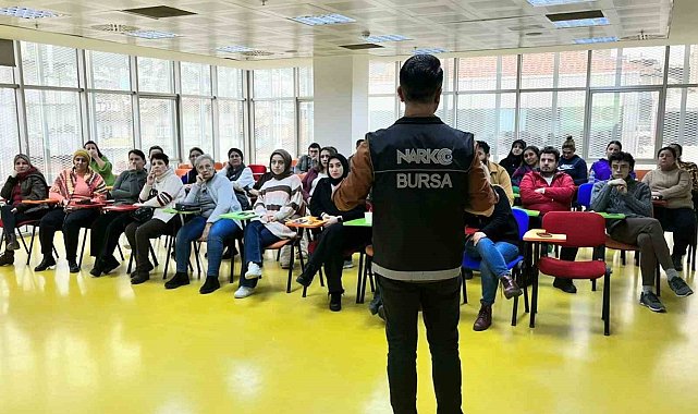 Narkotik Suçlarla Mücadele Şube Müdürlüğü farkındalık eğitimi gerçekleştirdi