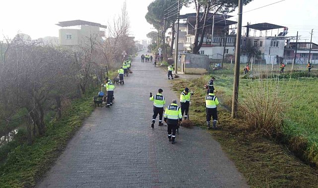 Nazilli Belediyesi temizlik çalışmaları sürüyor