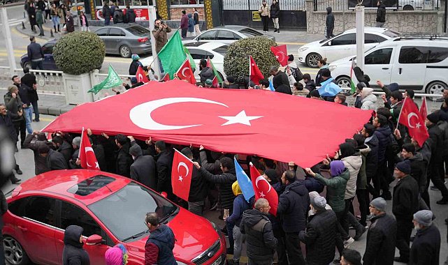 Niğde'de düzenlenen yürüyüşte PKK ve İsrail lanetlendi