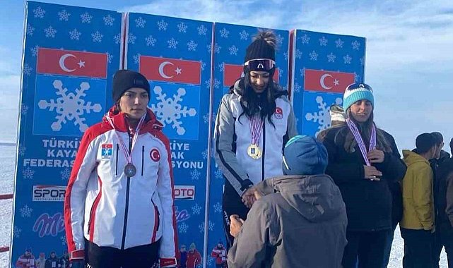 Niğdeli milli sporcu Tuncer, Kayak Şampiyonasında birinci oldu