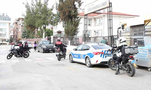 Okul çevreleri ve servisler denetlendi