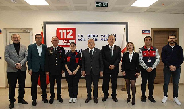 Ordu'da görevi başındaki personellerin yeni yılı kutlandı