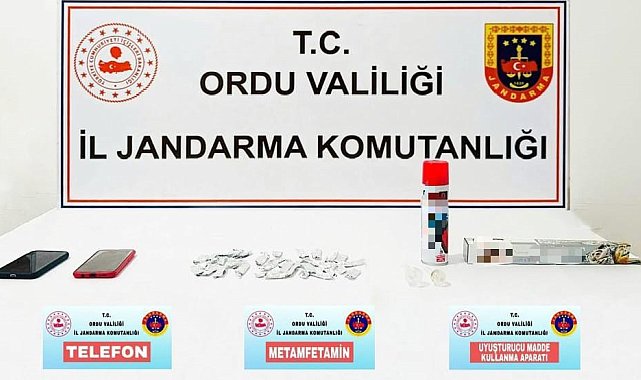 Ordu'da uyuşturucu operasyonu: 1 tutuklama