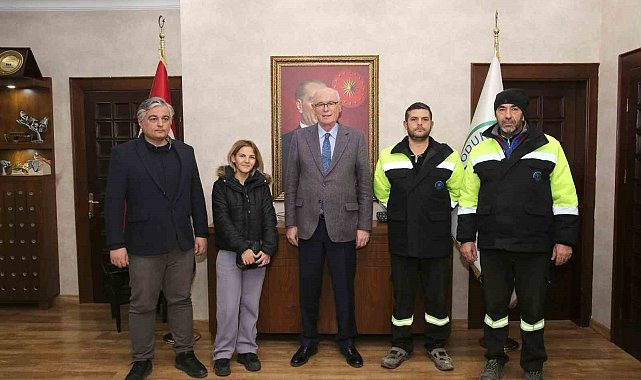 Örnek davranış sergileyen Odunpazarı Belediyesi personeline teşekkür