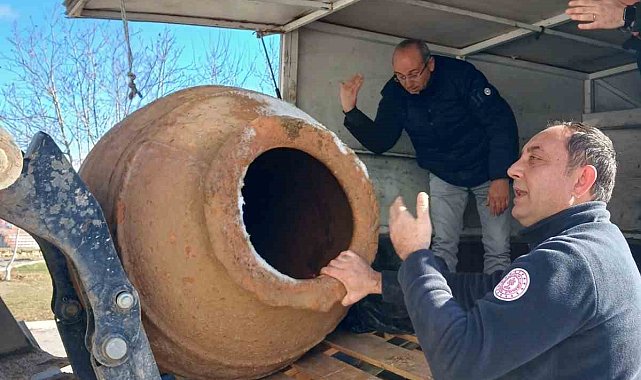 Ortaköy'de Roma dönemine ait küp bulundu