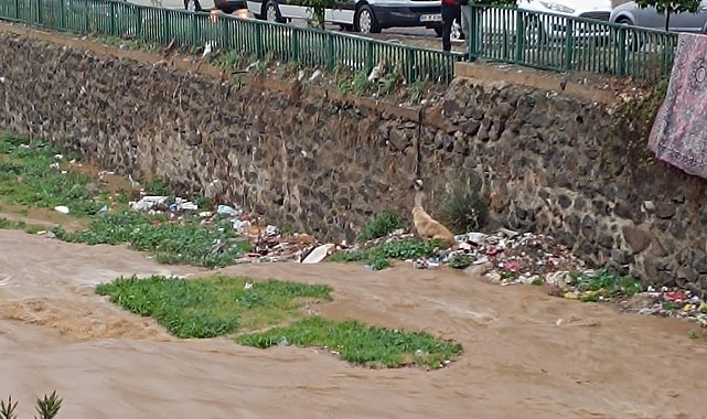 Osmaniye'de geceden başlayan sağanak yağış olumsuzluklara neden oldu