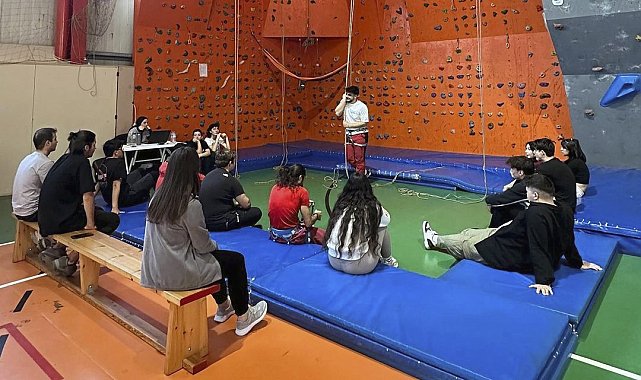 Otizmli çocukları tırmanış sporu ile tanıştırdılar