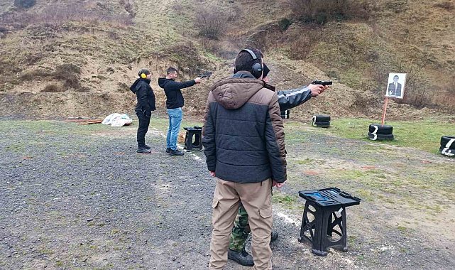 Özel güvenlik görevlilerine atış eğitimi