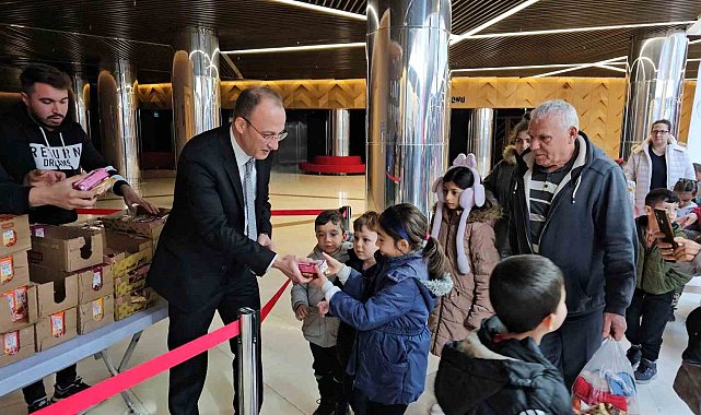 Pamukkale Belediyesi'nin sömestri sürprizine çocuklar akın etti