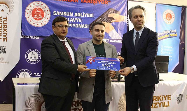 Parmaklar yarıştı, kazananlar ödüllerini aldı