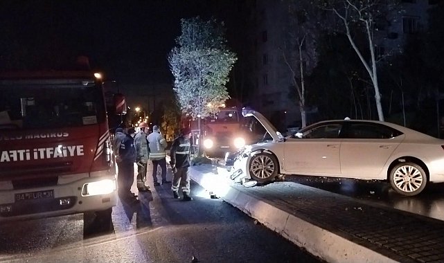 Pendik'te kaza yapan sürücü olay yerinden kaçtı