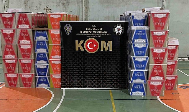 Piyasa değeri yaklaşık 10 milyon TL makaron ele geçirildi