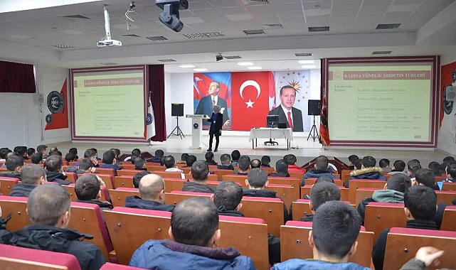 Polis adaylarına &#039;Kadına Yönelik Şiddetle Mücadele Eğitimi&#039; verildi