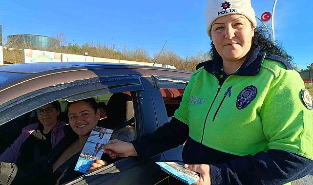 Polis ekiplerinden sürücülere kurallara uyum uyarısı