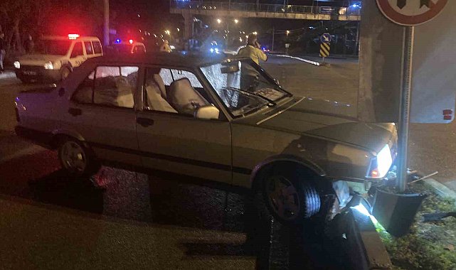 Polisten kaçan alkollü sürücü kaza yaptı, 59 bin 865 TL para cezasına çarptırıldı