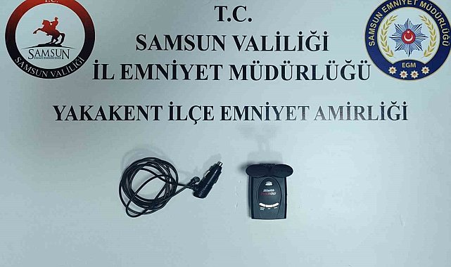 Radar tespit cihazı ile yakalanan sürücüye 12 bin 977 lira ceza
